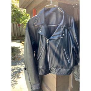 LEVI Silver Tab motorcycle leather jacket size small